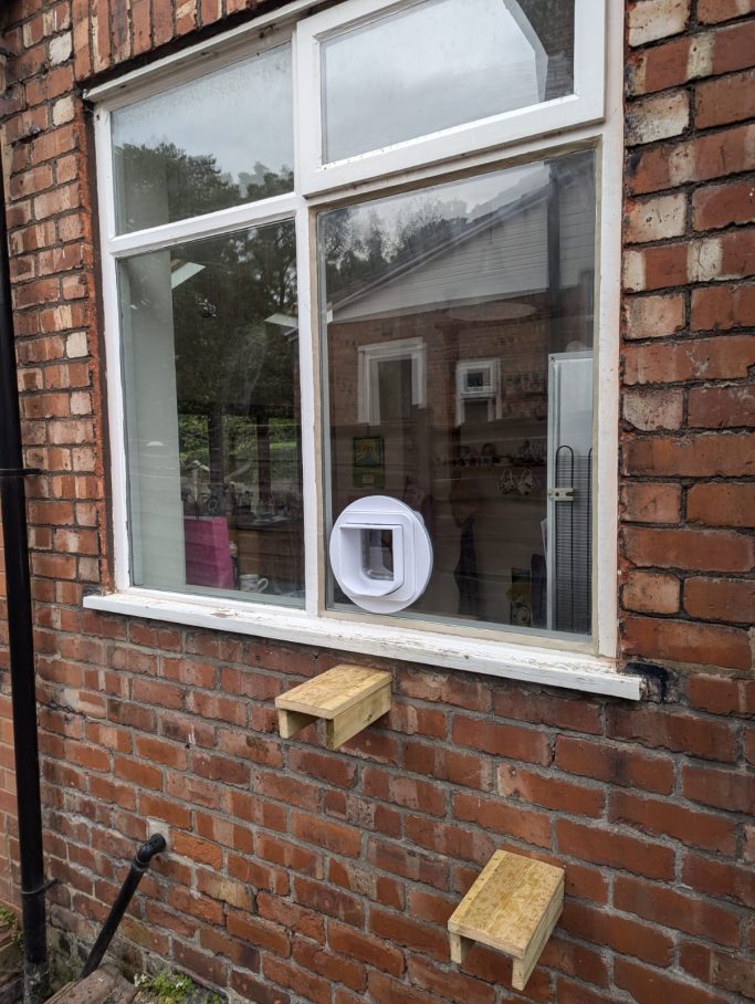 SureFlap Microchip Connect into Window Off Center SureFlap Microchip Connect into Window